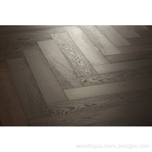 Top grade wooden herringbone parquet engineered wood floor